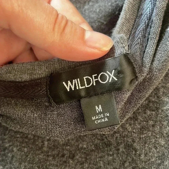 Wildfox Gray Rainbow Sweater - Picture 4 of 5